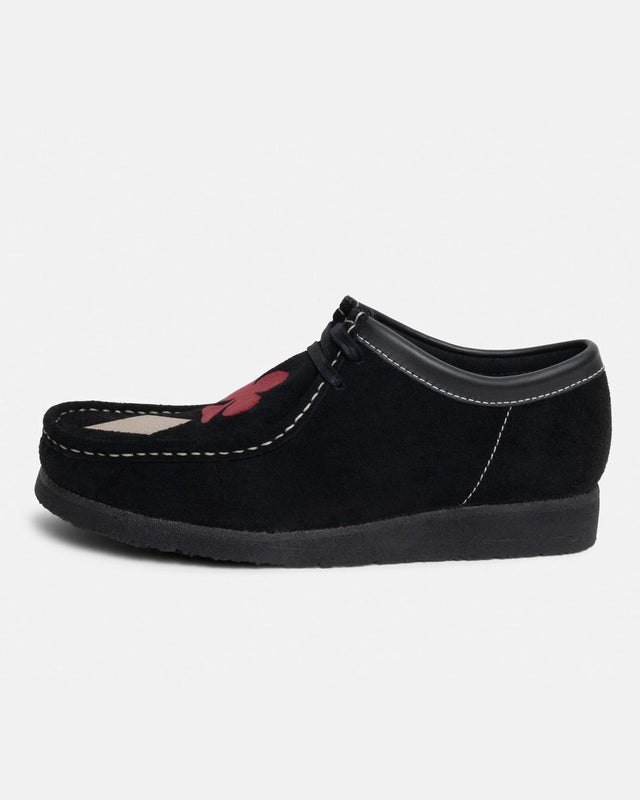 Bottes Clarks Originals Wallabee Stussy Poker Black