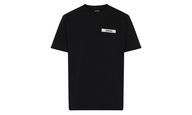 T-Shirt Jacquemus Noir Gros Grain