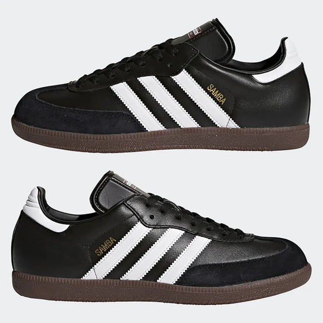 Adidas Samba Leather Black White