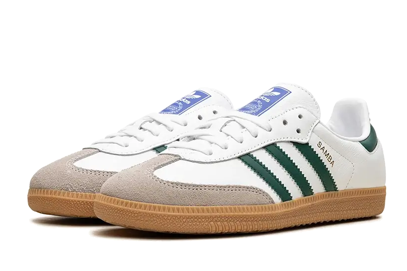 Adidas Samba OG White Collegiate Green Gum - IE3437