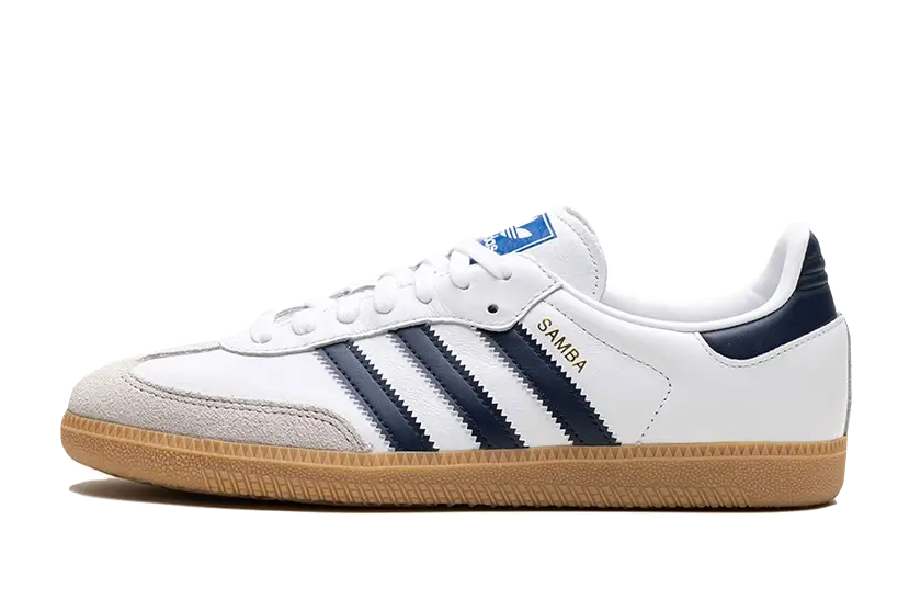 Adidas Samba OG Cloud White Night Indigo Gum - IF3814