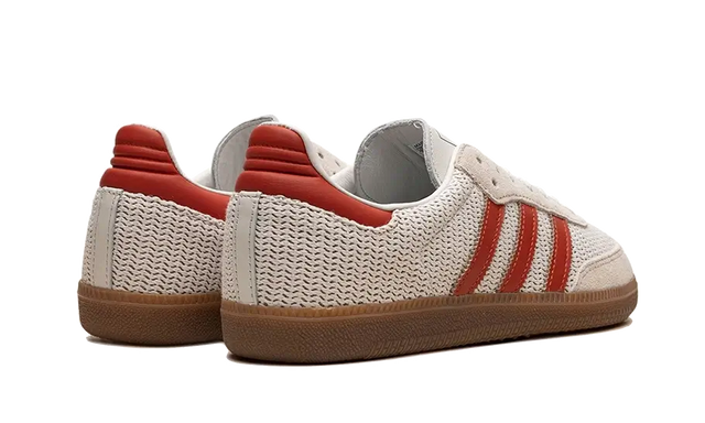 Adidas Samba OG Crystal White Preloved Red  - IG1380