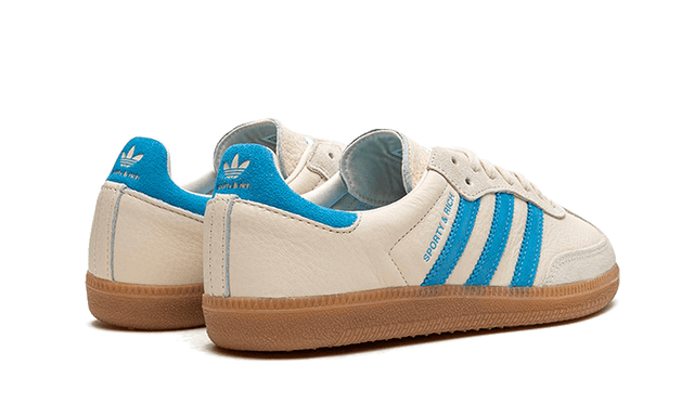 Adidas Samba OG Sporty & Rich Beige Blue - IE7096