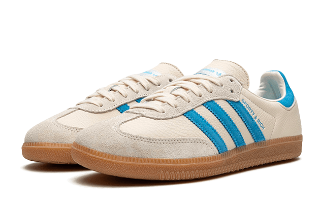 Adidas Samba OG Sporty & Rich Beige Blue - IE7096