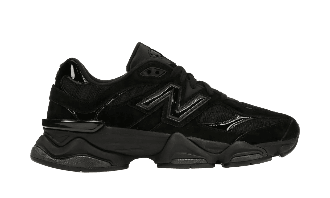 New Balance 9060 Triple Black Patent - U9060ZBO