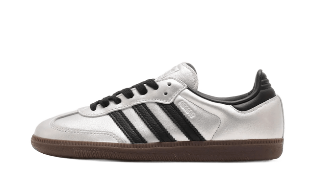 Adidas Samba OG Silver Metallic Black Gum - JI4218