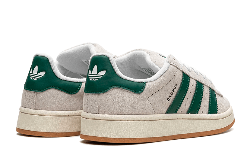 Adidas Campus 00s Crystal White Dark Green - GY0038