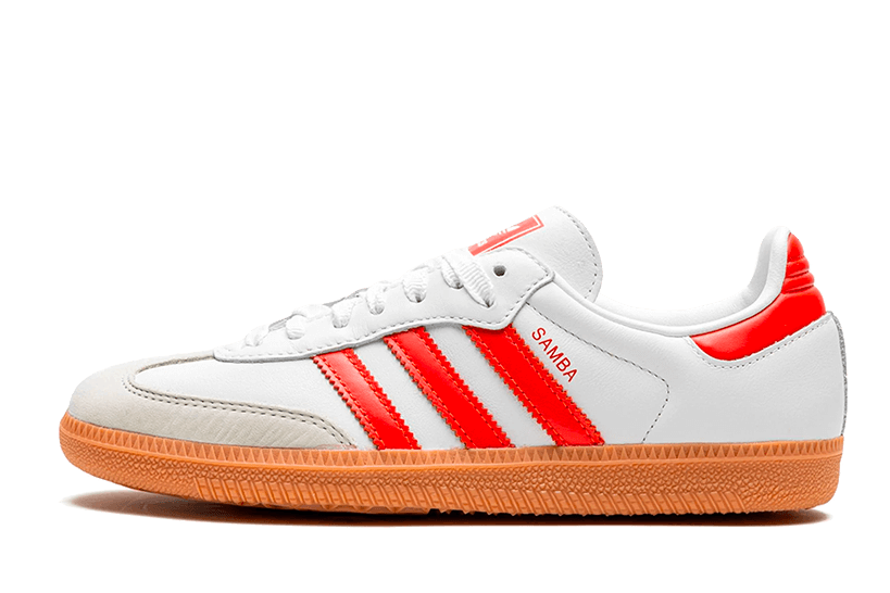 Adidas Samba OG White Solar Red Gum - IF6513