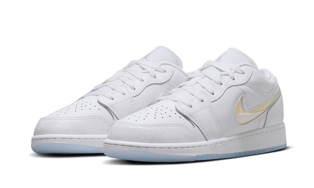 Air Jordan Air Jordan 1 Low Glitter Swoosh - FQ9112-100
