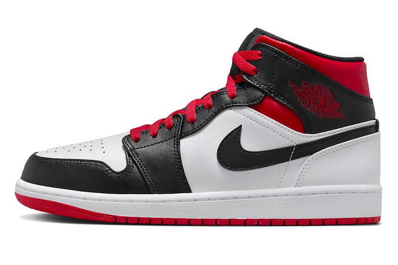 Air Jordan Air Jordan 1 Mid Gym Red Black Toe - DQ8426-106 / DQ8423-106