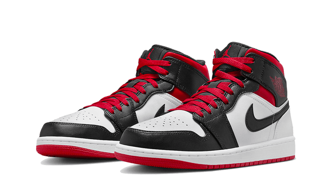Air Jordan Air Jordan 1 Mid Gym Red Black Toe - DQ8426-106 / DQ8423-106