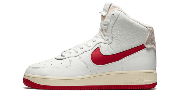 Nike air force white gym red on sale