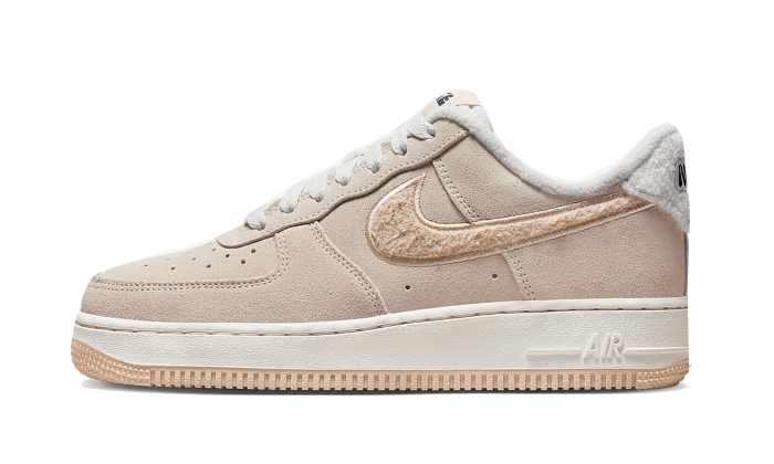 Nike Air Force 1 Low 07 SE Sanddrift Gum Fleece DQ7583 001 Kold Sneakers