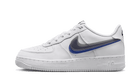 Nike Air Force 1 Low Impact Next Nature Double Swoosh White Black Blue - FD0688-100