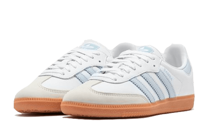 Adidas Samba OG White Halo Blue Gum - IE0877