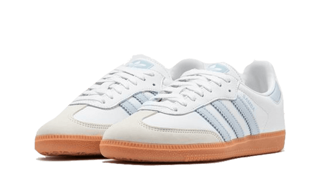 Adidas Samba OG White Halo Blue Gum - IE0877