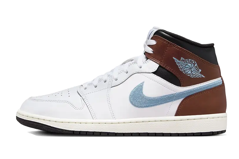 Air Jordan Air Jordan 1 Retro Mid SE Brown Blue Grey - FQ8162-142 / FQ7831-142