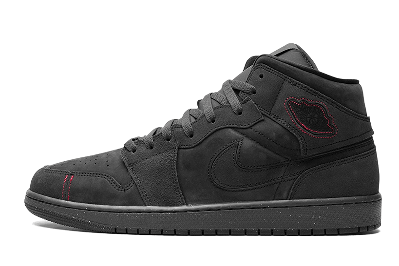 Air Jordan Air Jordan 1 Mid SE Craft Grey Red - FD8634-001