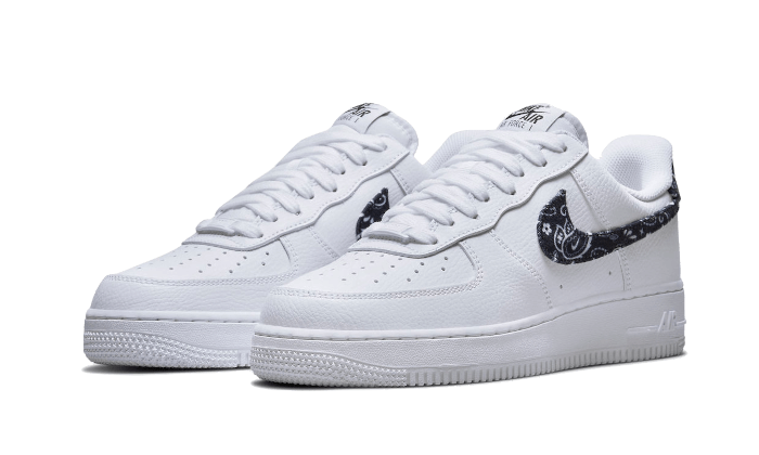 Nike Air Force 1 Low 07 Essential White Black Paisley DH4406 101 Kold Sneakers